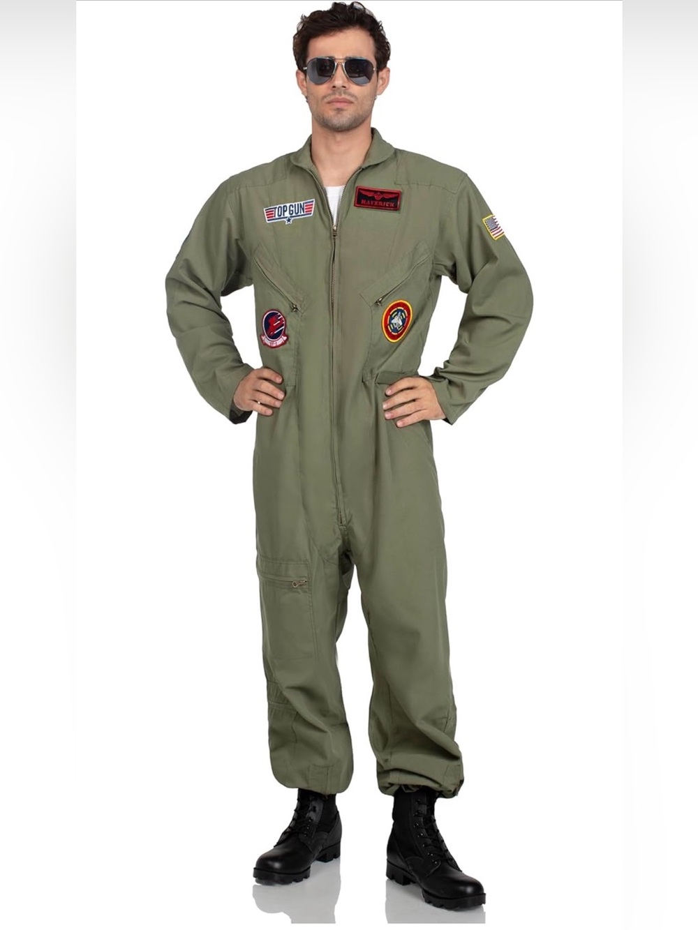 Leg Avenue Top Gun Flight Jumpsuit Costume